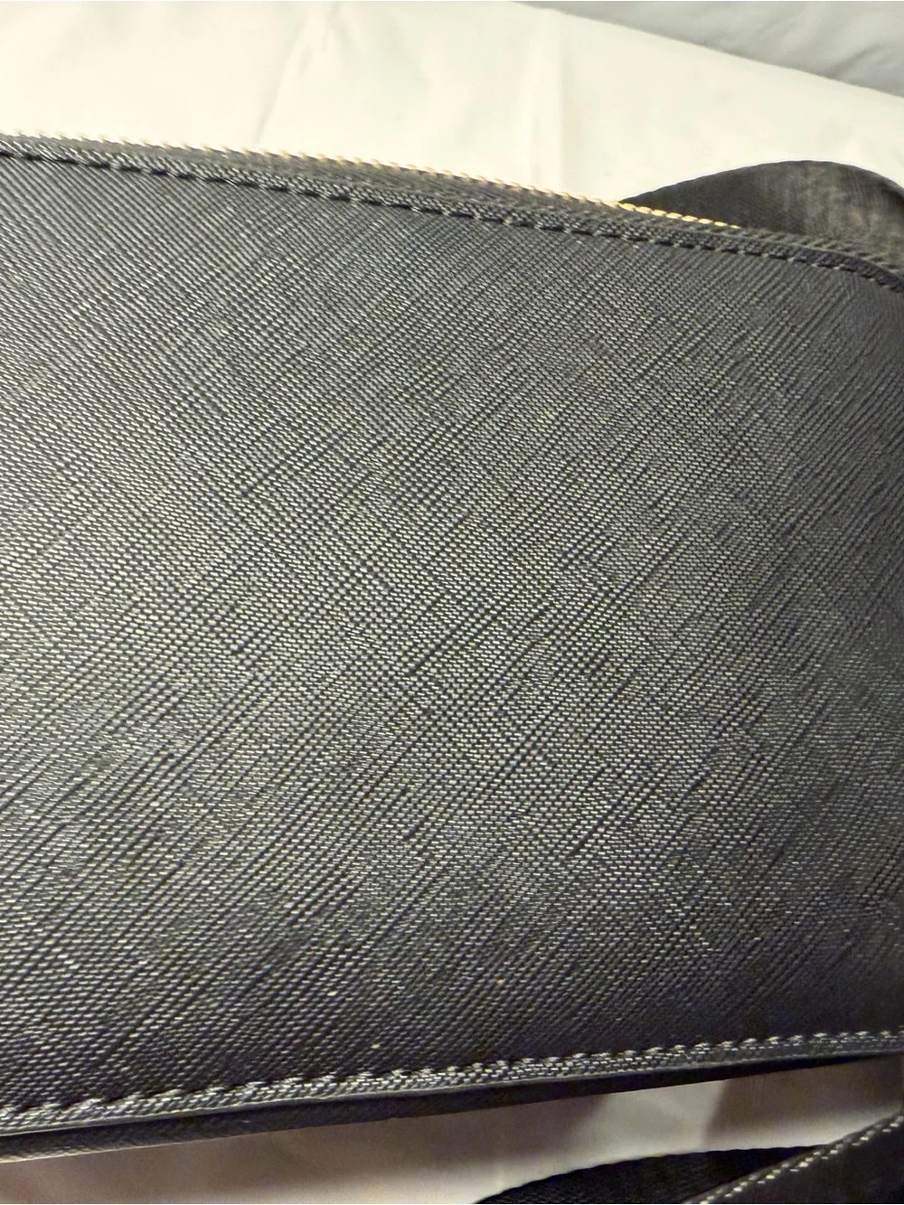 Valentino Black Crossbody Bag with Gold Studs and V Emblem